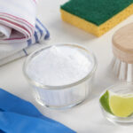 Eco-friendly,Natural,Cleaners,Vinegar,,Baking,Soda,,Salt,,Lemon,And,Cloth